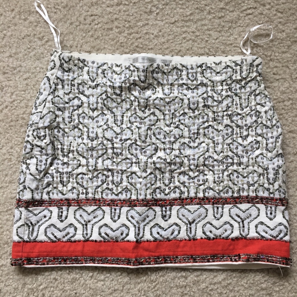 ZARA Mini skirt with sequins